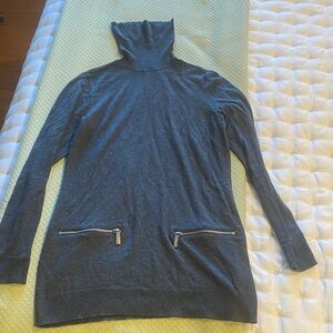 Michael Kors Turtleneck with Zipper Accents